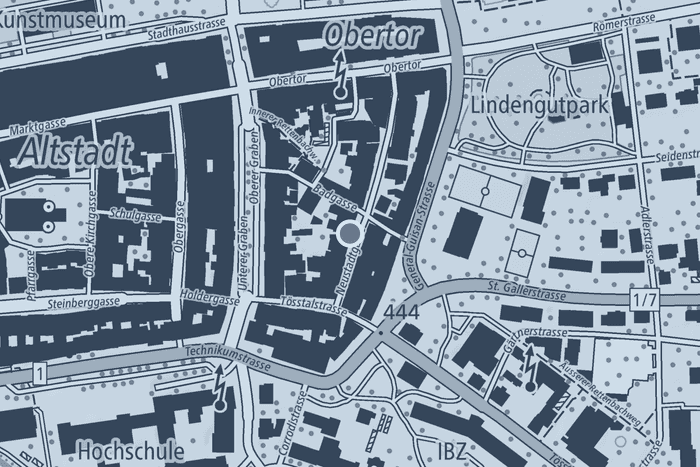 Karte Neustadtgasse 9, Winterthur